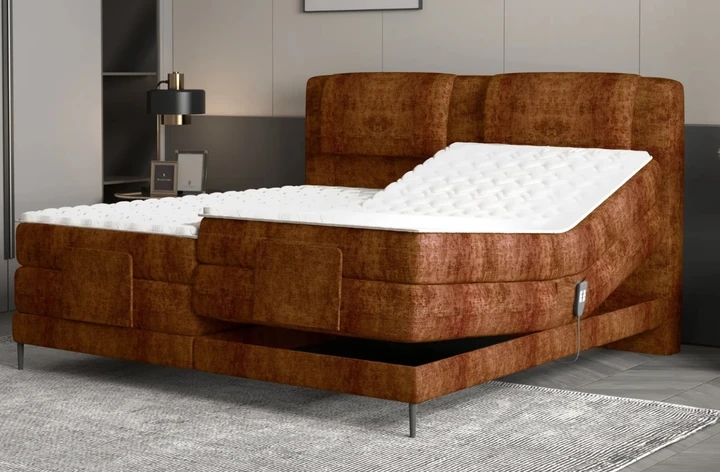 CLEA boxspring posteľ 140x200 s elektrickým polohovaním