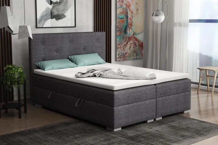 DONA kontinentálnA posteľ boxspring 180x200 cm s úložným priestorom