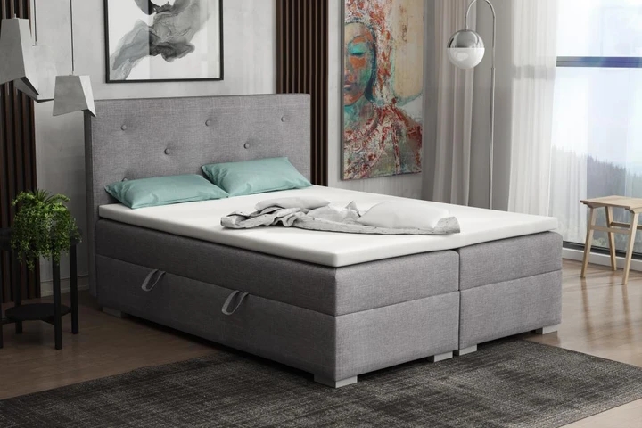 DONA kontinentálnA posteľ boxspring 180x200 cm s úložným priestorom