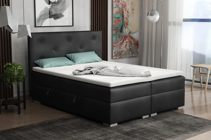 DONA kontinentálnA posteľ boxspring 180x200 cm s úložným priestorom