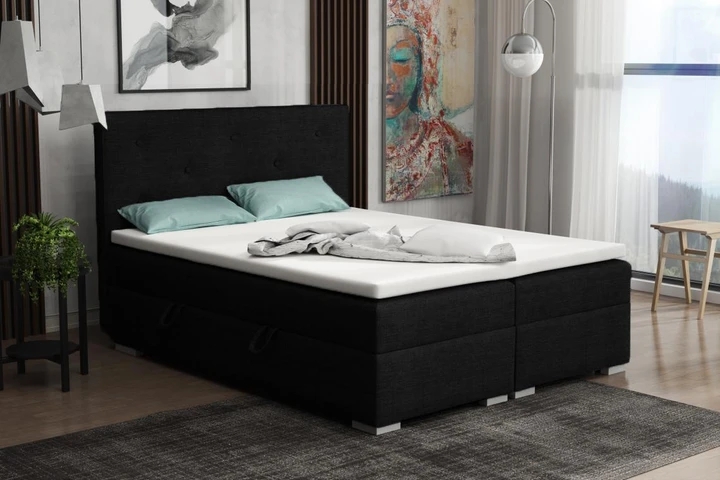 DONA kontinentálnA posteľ boxspring 180x200 cm s úložným priestorom