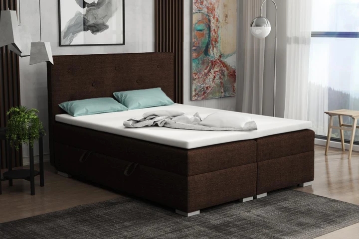 DONA kontinentálnA posteľ boxspring 180x200 cm s úložným priestorom