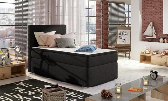 AMADEO boxspring posteľ 90x200 s úložným priestorom