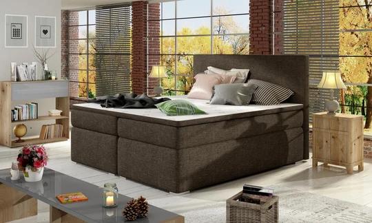 DIVALO 140x200 boxspring posteľ s úložným priestorom