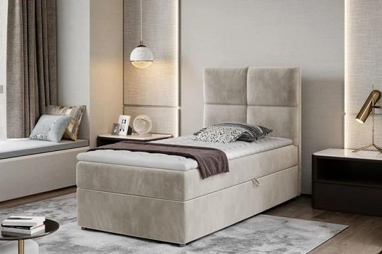 LYRIA boxspring posteľ 90x200 s úložným priestorom