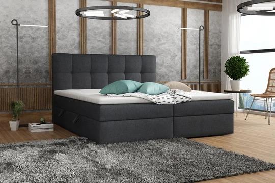 TERMI kontinentálna posteľ boxspring 140x200 s úložným priestorom