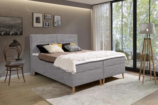 LUIS kontinentálna posteľ boxspring 200x200 s úložným priestorom