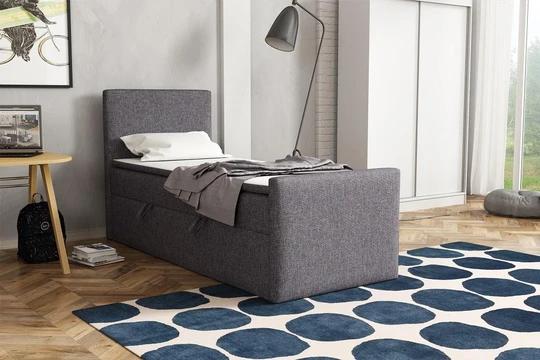 BOHO kontinentálna posteľ boxspring 90x200 s úložným priestorom