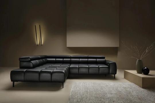 ARKUS L rohová sedacia súprava s nastaviteľnou hĺbkou sedenia