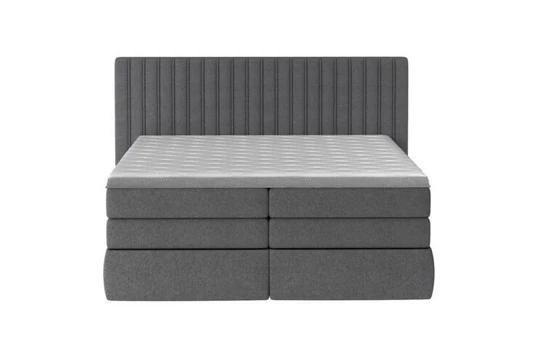 STROMI 140x200 boxspring posteľ so zvislým prešívaným čelom