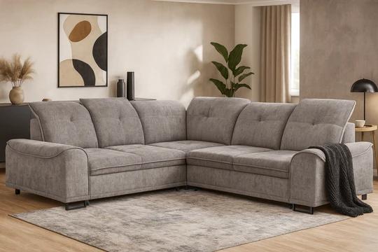 BOSS XL Moderná rohová pohovka s funkciou spania a úložným priestorom