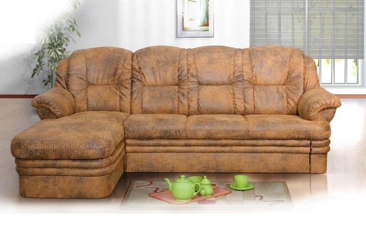 TREVOR rohová sedačka v rustikálnom štýle