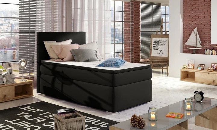 AMADEO boxspring posteľ 90x200 s úložným priestorom