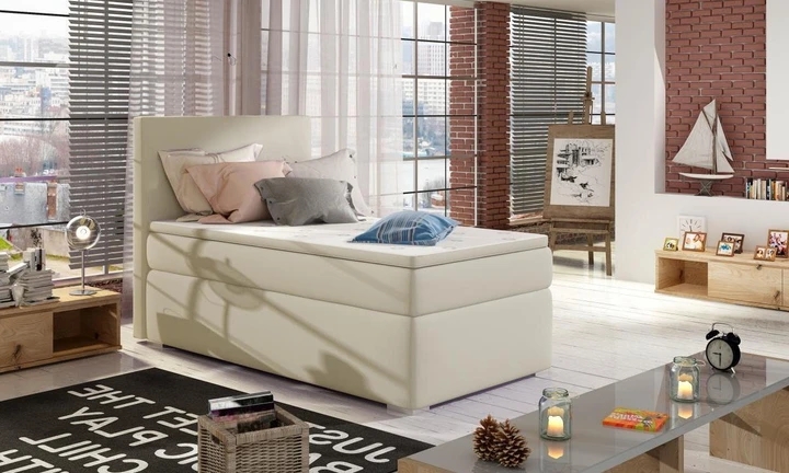 AMADEO boxspring posteľ 90x200 s úložným priestorom
