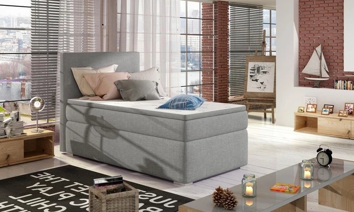 AMADEO boxspring posteľ 90x200 s úložným priestorom
