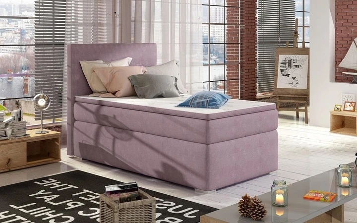 AMADEO boxspring posteľ 90x200 s úložným priestorom