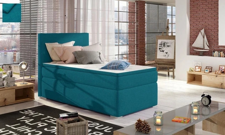 AMADEO boxspring posteľ 90x200 s úložným priestorom