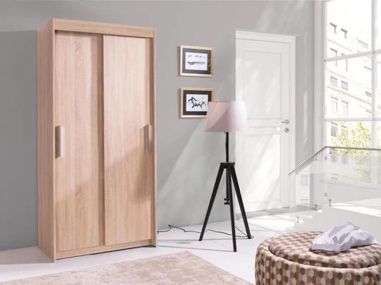 EVITA šatníková skriňa bez zrkadla, dub sonoma