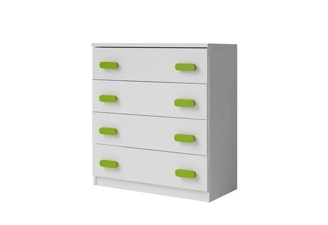 MIKI 4S komoda do detskej izby, biela