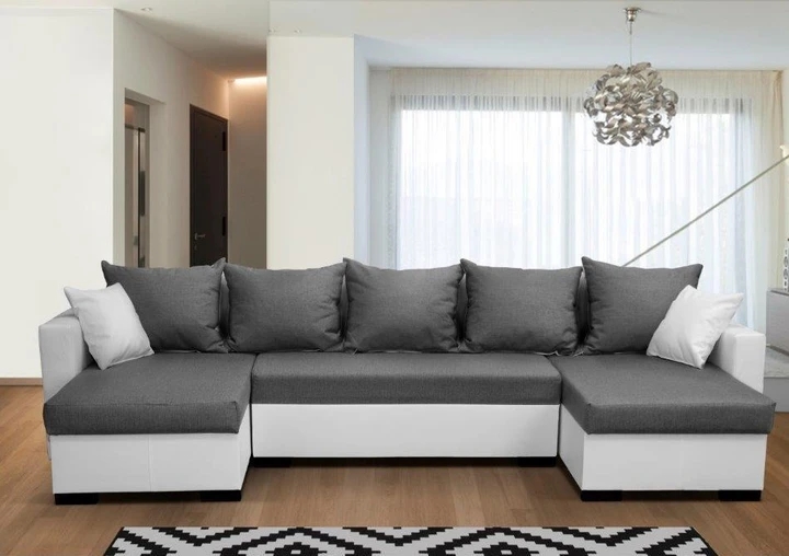 WILSON U rozkladacia sedacia súprava do U s úložným priestorom