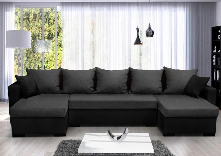 WILSON U rozkladacia sedacia súprava do U s úložným priestorom