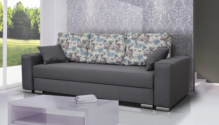 FLORIANA rozkladacia pohovka s úložným priestorom, kvetinový vzor