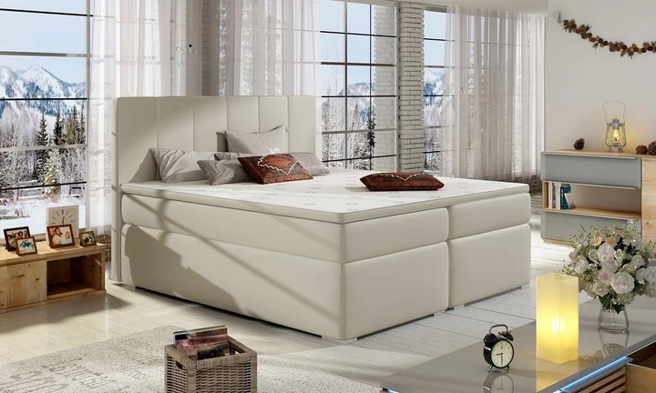 BOLERO 160x200 boxspring posteľ s úložným priestorom
