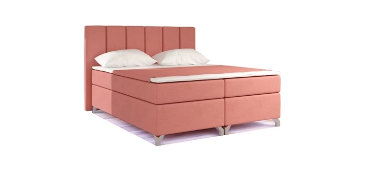 VERDI 160x200 kontinentálne posteľ boxspring s LED osvetlením
