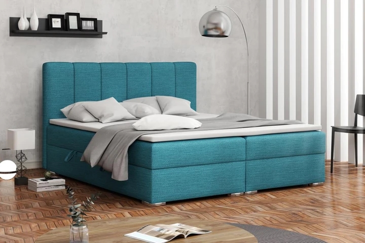 DENALI kontinentálna posteľ boxspring 140x200 s úložným priestorom