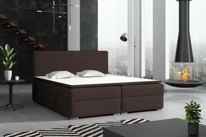 DETROIT kontinentálna posteľ boxspring 160x200 s úložným priestorom