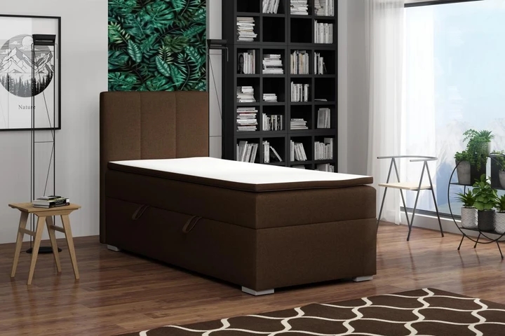 BRUCE boxspring posteľ 100x200 s úložným priestorom