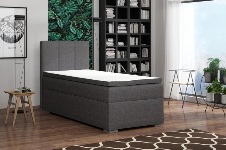 BRUCE boxspring posteľ 100x200 s úložným priestorom