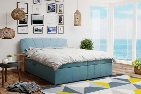AURORA 180x200 boxspring posteľ s úložným priestorom