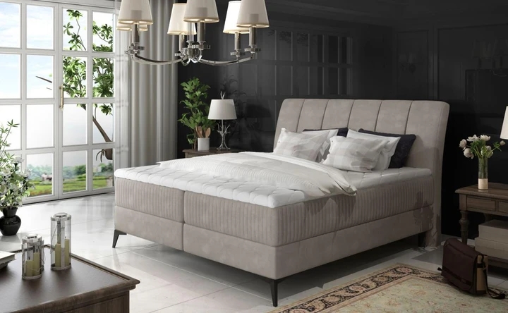 MARILYN 180x200 elegantná boxspring posteľ s úložným priestorom