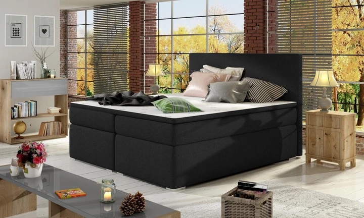 DIVALO 140x200 boxspring posteľ s úložným priestorom