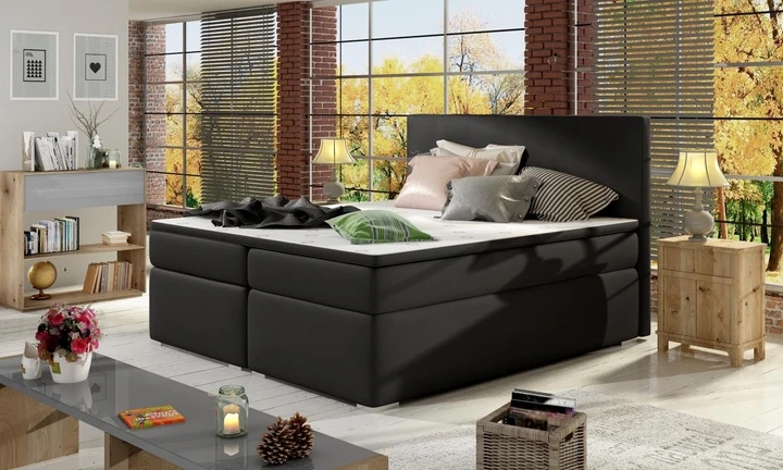 DIVALO 140x200 boxspring posteľ s úložným priestorom