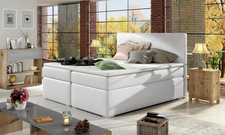 DIVALO 140x200 boxspring posteľ s úložným priestorom