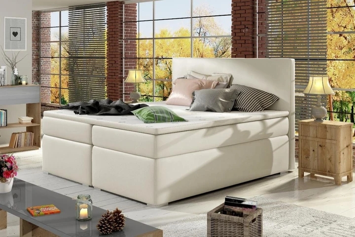 DIVALO 140x200 boxspring posteľ s úložným priestorom