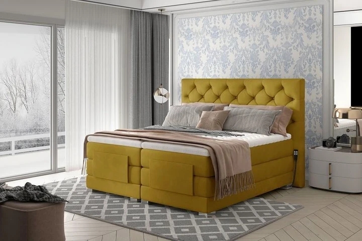 PUNTAS boxspring posteľ 180x200 s elektrickým polohovaním
