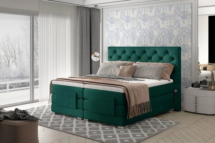 PUNTAS boxspring posteľ 180x200 s elektrickým polohovaním