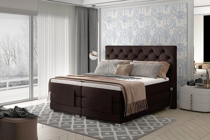 PUNTAS boxspring posteľ 180x200 s elektrickým polohovaním