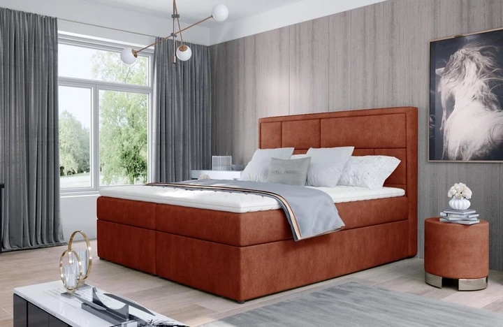 MILKA 180x200 boxspring posteľ