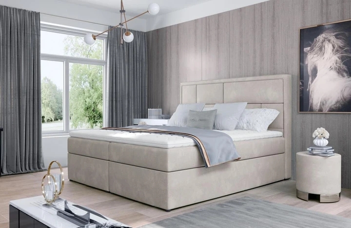 MILKA 180x200 boxspring posteľ