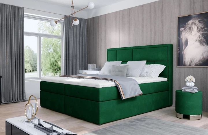 MILKA 180x200 boxspring posteľ