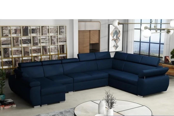 SEATTLE 7 rozkladacia sedacia súprava do U s polohovacími opierkami