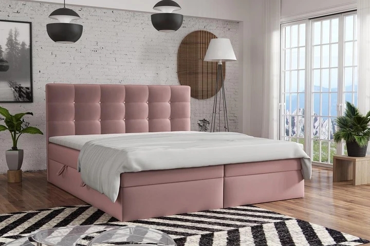 FERNO kontinentálna posteľ boxspring 180x200 s úložným priestorom