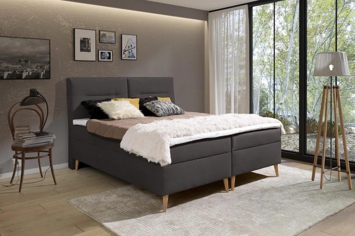 LUIS kontinentálna posteľ boxspring 180x200 s úložným priestorom