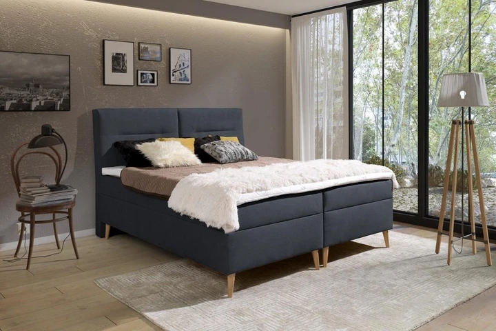 LUIS kontinentálna posteľ boxspring 180x200 s úložným priestorom