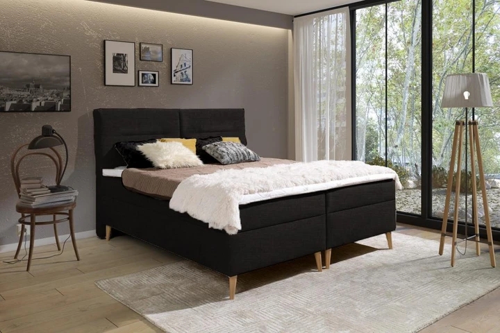 LUIS kontinentálna posteľ boxspring 180x200 s úložným priestorom