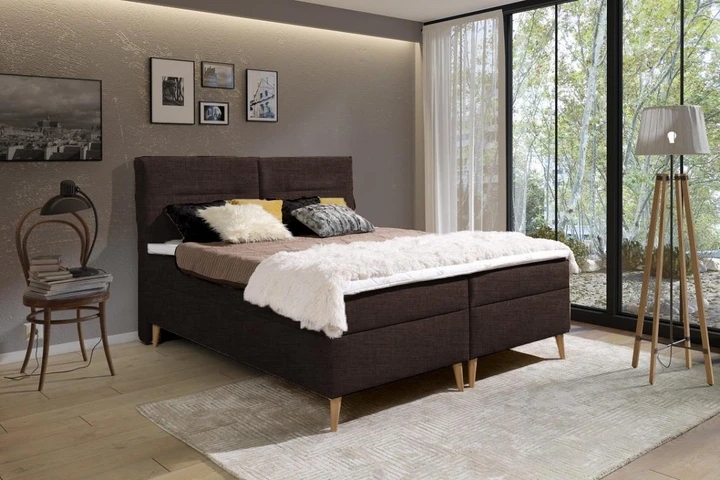 LUIS kontinentálna posteľ boxspring 180x200 s úložným priestorom